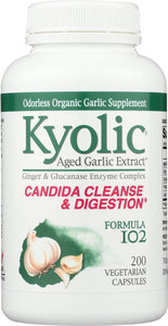 KYOLIC: Formula 102 Candida Cleanse And Digestion, 200 Vegetarian Capsules