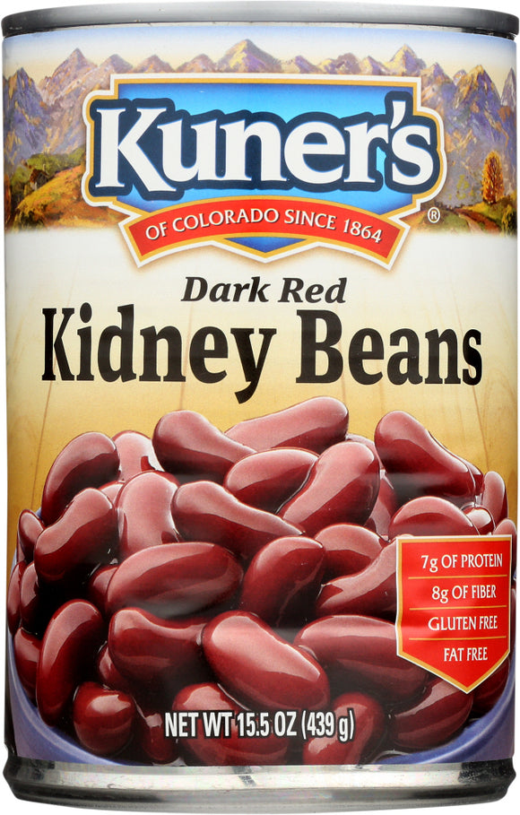 KUNER'S: Dark Red Kidney Beans, 15 oz